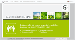 Desktop Screenshot of gluetec-industrieklebstoffe.de